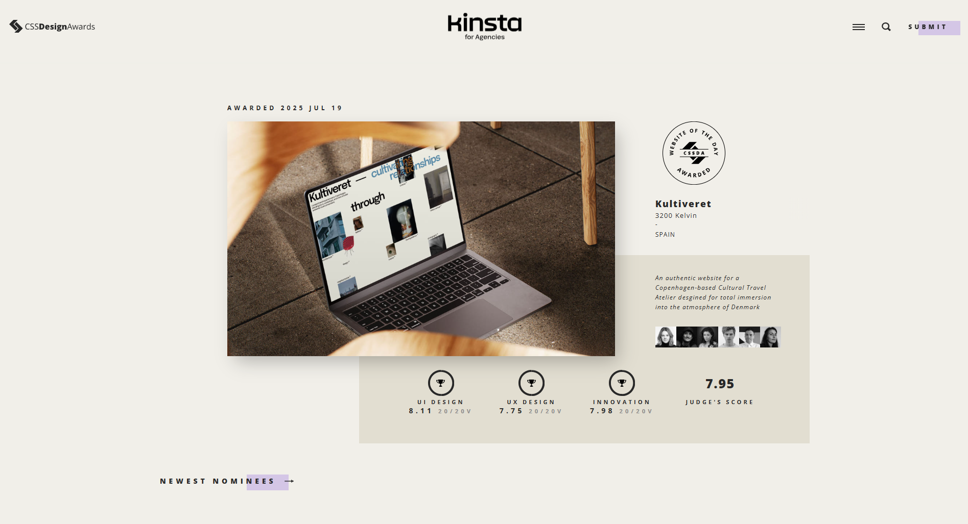 Site vitrine moderne pour entreprise